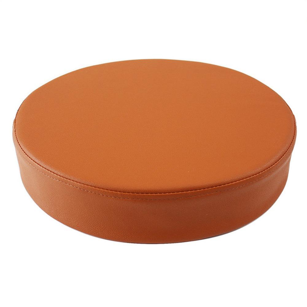 Soft Leather Round Cushion Thicken Window Pillow Practical Upholstered Cushion  Reading