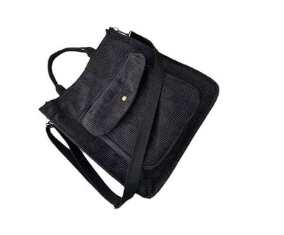 JIANGWEI Women's Corduroy Tote Bag, Large Capacity, Lightweight Canvas Shoulder Bag, A4 Size, Mom Bag, Mother's Bag, Shoulder Bag, Solid Color,