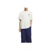 Adidas Originals Sports Casual Comfortable Skin-Friendly Fashion Simple Short Sleeve T-Shirt Unisex Tops Han-Jade-White KC3108