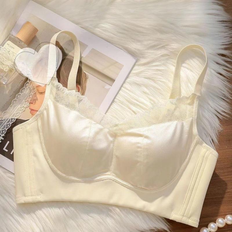 

Lingerie Women s Thin Bra Adjustable Large-sized Tapering Bra Anti-sagging Bra Women s Seamless Bra Push Up Bra 34/75B