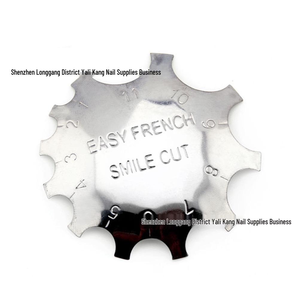 Stainless Steel French Nail Art Template Tool
