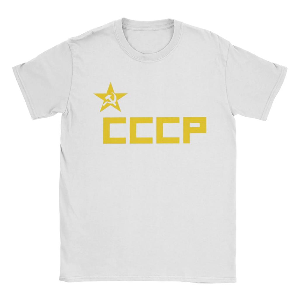 Oversized Tshirt Summer Cccp Star Trending T Shirts Cotton Tee Shirt For Male Y2k Classic Cheap Short Sleeve Tops