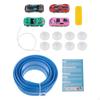 15 Ft Bendable Racetrack with 4 Alloy Cars Kit Strong Suction Cups Multifunctional for Powered Race