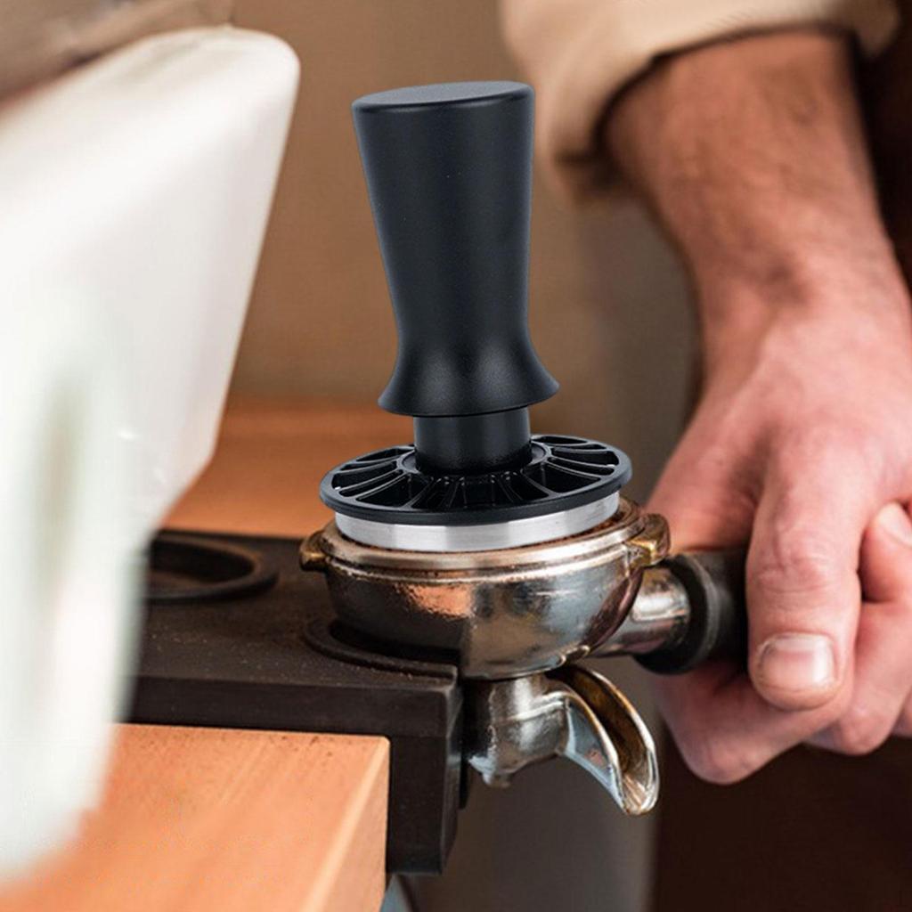Coffee Tamper Accessories Stainless Steel Base Easy to Clean Ergonomic Handle Replacement Kitchen
