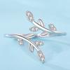 barbie Original Design Olive Leaf Open Ring, Elegant and High-end Original Ins Style Love Exquisite Gift Box S925 Silver Ring for Women ZJYJZ-YS-170