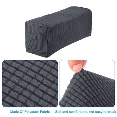 2pcs Stretch Armrest Covers Couch Arm Covers with Twist Pin Protector Slipcovers Dustproof for Chairs Sofa Office Home