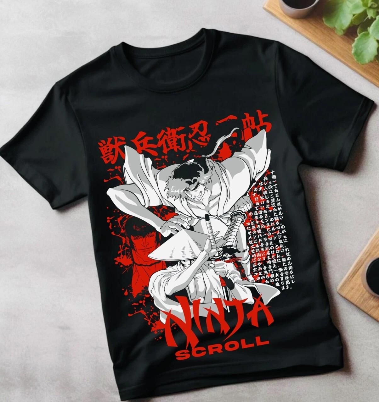 

Футболка Samurai Champloo Ужасы Аниме Прогулка Муген Джин Фуу Касуми Скролл Подарок 4XL