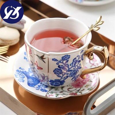 Set tazza da caffè con piattino in ceramica Tazza da tè pastorale Tè pomeridiano Tazza da latte Tazza da caffè nero latte 250ML