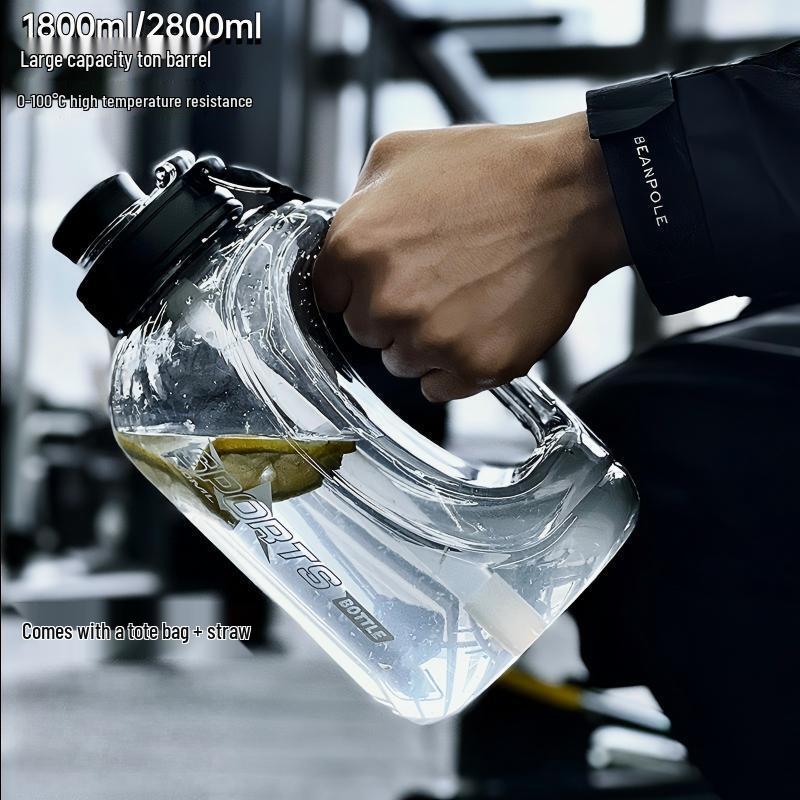 Sporty Dual-Spout High-Capacity Water Bottle (3-Pack)