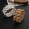 New Fashionable and High-end Alloy Versatile Elastic Rope Metal Bracelet