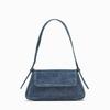 New Women's Bag Fashion Shoulder Bags Flip Cover Solid Color Handheld Bag Leisure Versatile Niche Design Commuter Axillary Bags