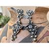 Bohemian Earrings Suitable For women's Ethnic Retro Long Geometric Alloy Pendant earrings, Party Vacation Jewelry