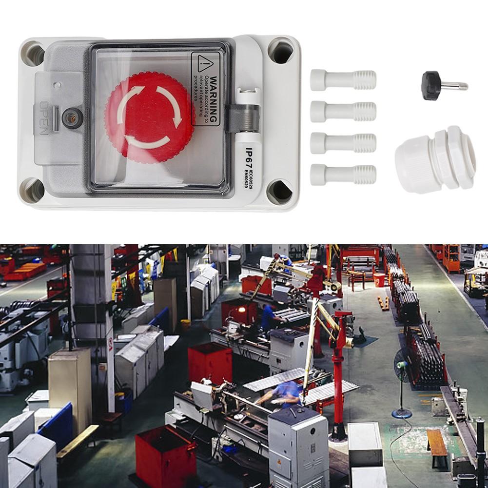 Stop Button Box Switches Waterproof 130*80*100mm Button