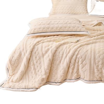 Coperta invernale spessa in velluto Tafu, velluto latte