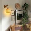 Wall Lights with E27 Base Type Bamboo Rattan Wicker Design Chandeliers Apply for Home Living Room Decorative Wall Lamps Fixtures