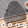 Premium 304 Stainless Steel Tea Infuser Strainer - Decorative Hollow Leaf Design Leak-Proof Mesh Filter for Kung Fu Tea Ceremony