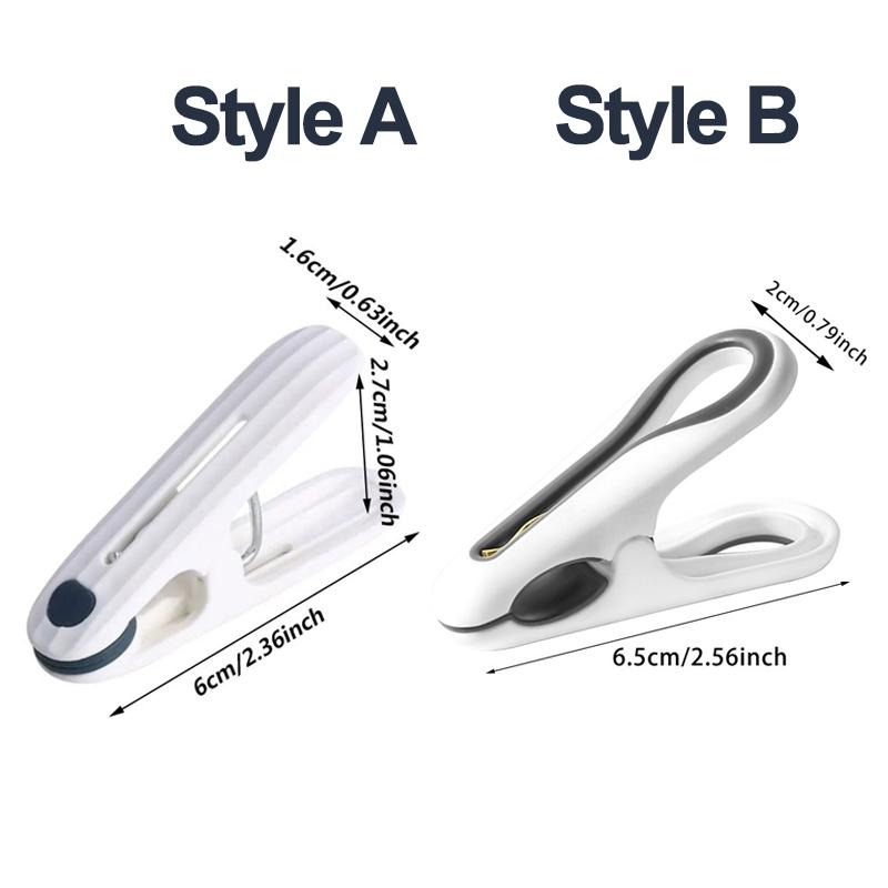 12/24pcs Windproof Clothespins Air Drying Clothes Socks Underwear Fixed Pins Household Small Clips Food Snack Bag Sealing Clips