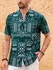 2026 Men's Short Sleeve Shirt Multicolor Ethnic Pattern HD Print Lapel Shirt Hawaiian Outdoor Men's Designer Shirt Fast Shipping