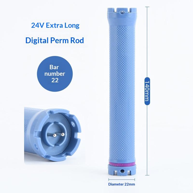 

140Mm 24V Digital Hair Perm Rods Electric Heated Curlers Bars Rollers Wavy Hair Salon Barber Curling Spiral Styling Tools 22