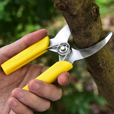 Pruning Knives Fruit Tree Garden Branch Cutting Household Grafting Tools Stainless Steel Scissors Non-slip Handle Knife Tools