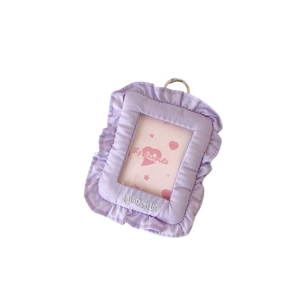 With Keychain Photo Photocard Frame Decoration Idol Card Display Protector  Student Friends