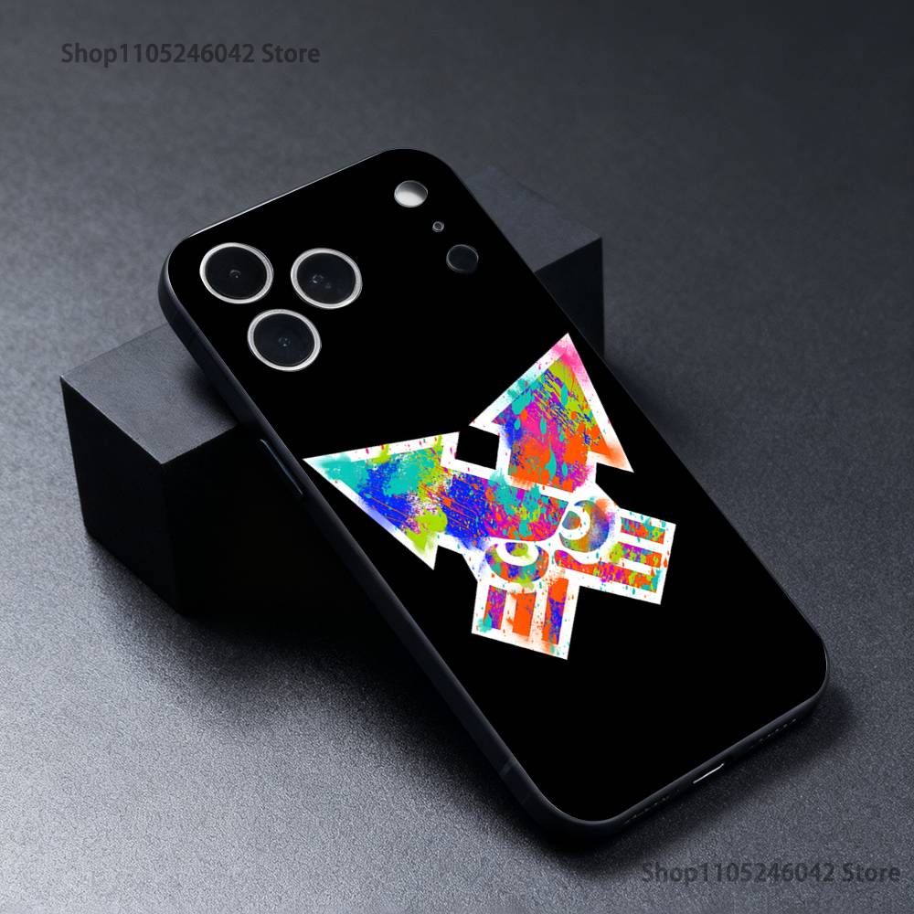 Custodia per Telefono Morbida Nera Gioco S-Splatoon Per iPhone 17,16,15,14,13,12,11,Pro,XS,Max,XR,Plus,E,SE4,Mini
