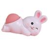 Cute Bunny Resin Cartoon Squeeze Stress Relief Toy for Desk and Car Decoration