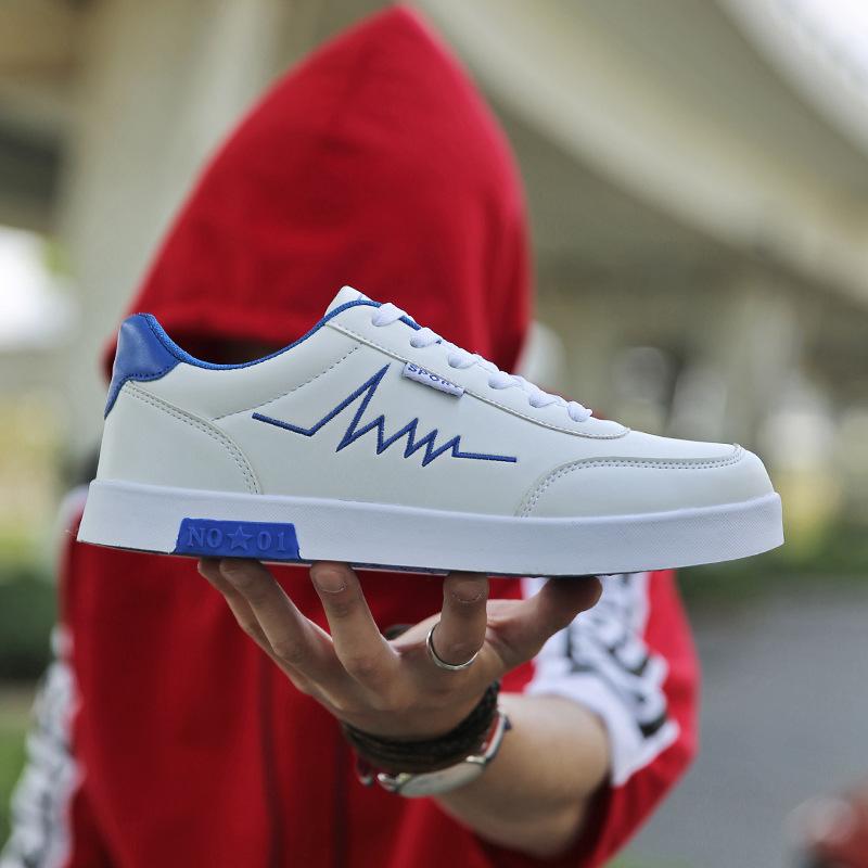 

Korean version of versatile white casual shoes 2025 spring and summer new little white shoes men s board shoes trendy men s shoes sports trendy shoes 39