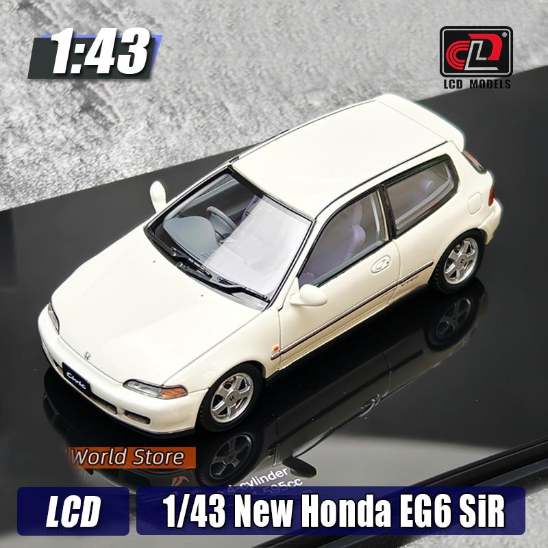 LCD CLD Diecast Model 1/43 New Honda EG6 SiR (SiRII) Alloy Car Model Static Display Collection Holiday Gift