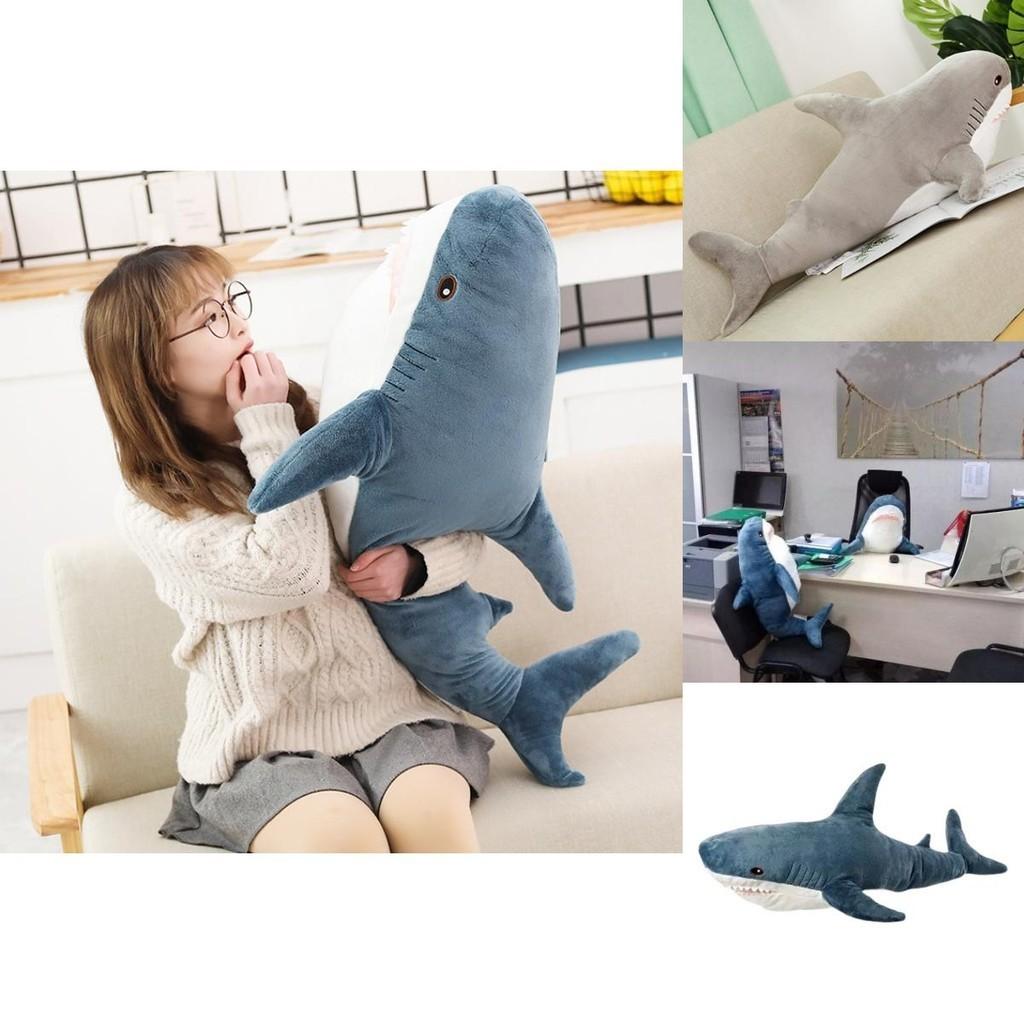 Peluche Réaliste Requin 3D Jouet Oreiller Pour Décoration Et Cadeau Pour Enfants