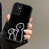 Phone Case for Samsung Galaxy A17 A16 A15 A14 A13 Funny Stickman Matchman A56 A36 A26 A55 A35 A25 A54 A34 A24 A53 A33 A23 A07 A0