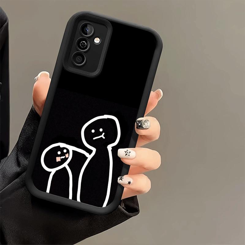 Phone Case for Samsung Galaxy A17 A16 A15 A14 A13 Funny Stickman Matchman A56 A36 A26 A55 A35 A25 A54 A34 A24 A53 A33 A23 A07 A0