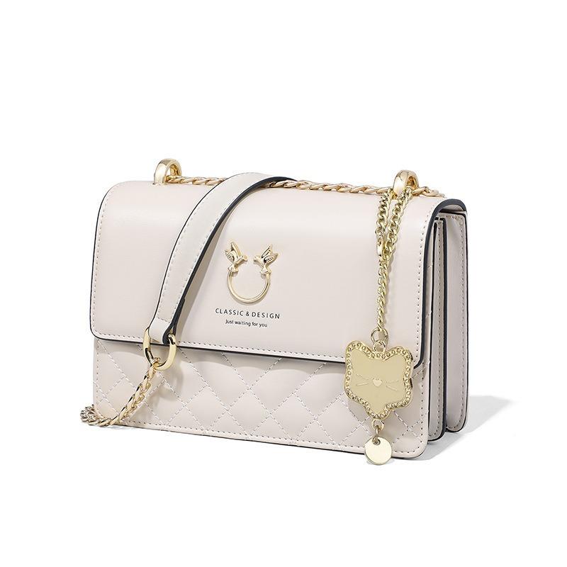 Bags Women's Autumn and Winter New Messenger Bags Light Luxury High-end Chain Small Square Bags Fashion Shoulder Bags