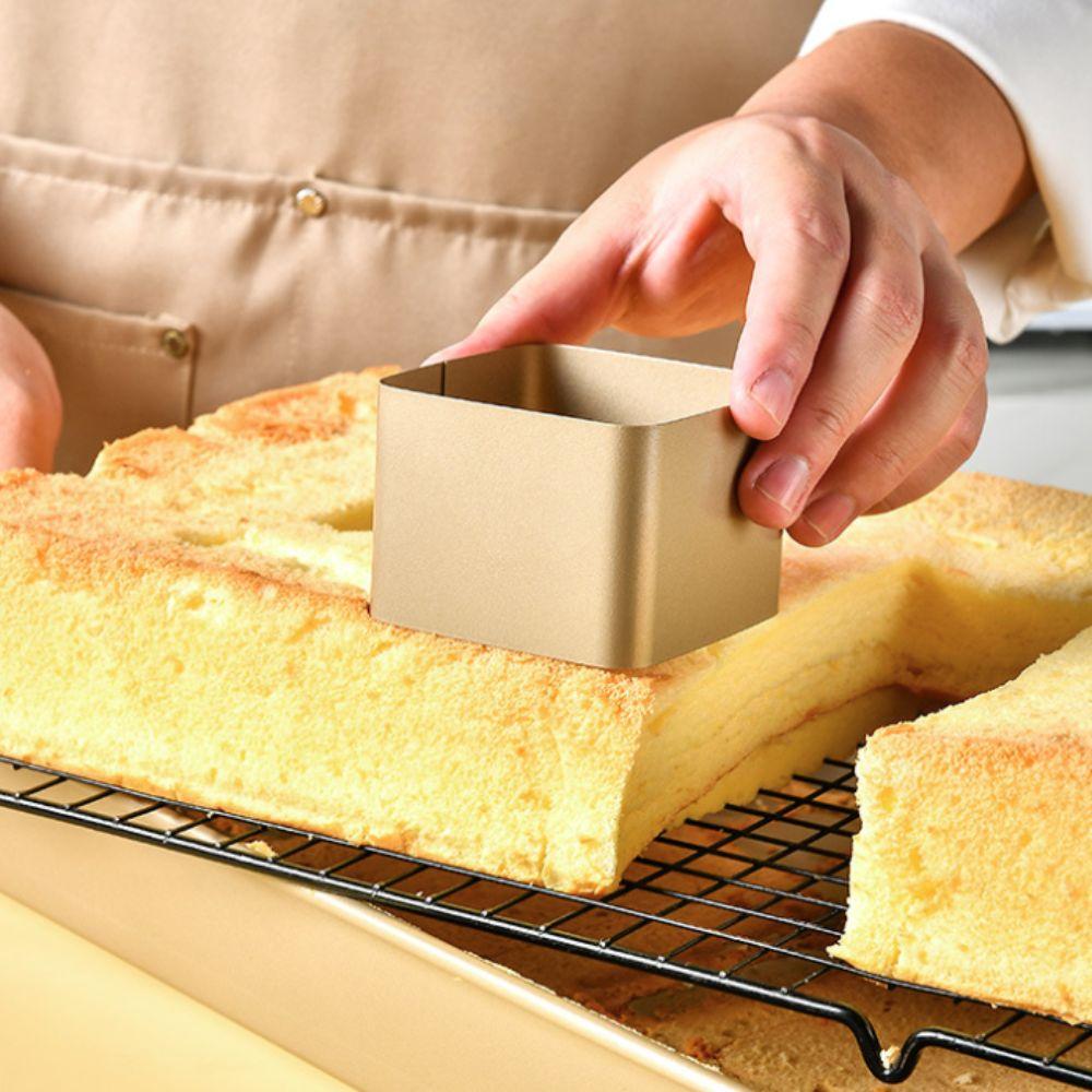 10pcs Carbon Steel Bread Mold Easy To Demold Cake Mold Creative Baking Tray Kitchen