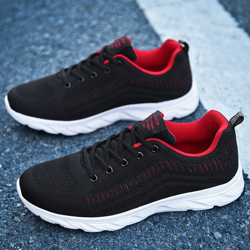 Spring new shoes lightweight mesh breathable shoes deodorant casual sports shoes soft-soled travel shoes