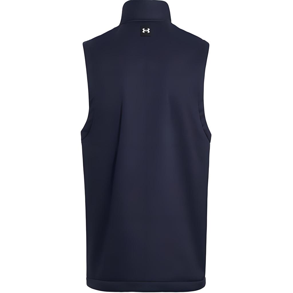 Under Armour Drive Pro Zip Collar Solid Vest Men Vests Navy-Blue 1385830-410