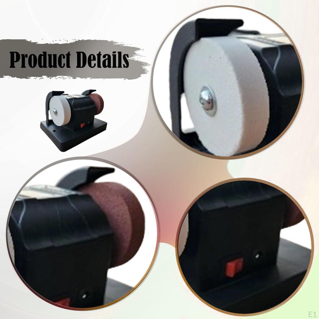 Bench Sander Household Desktop for Edge Polishing DIY Woodworking Sharpening