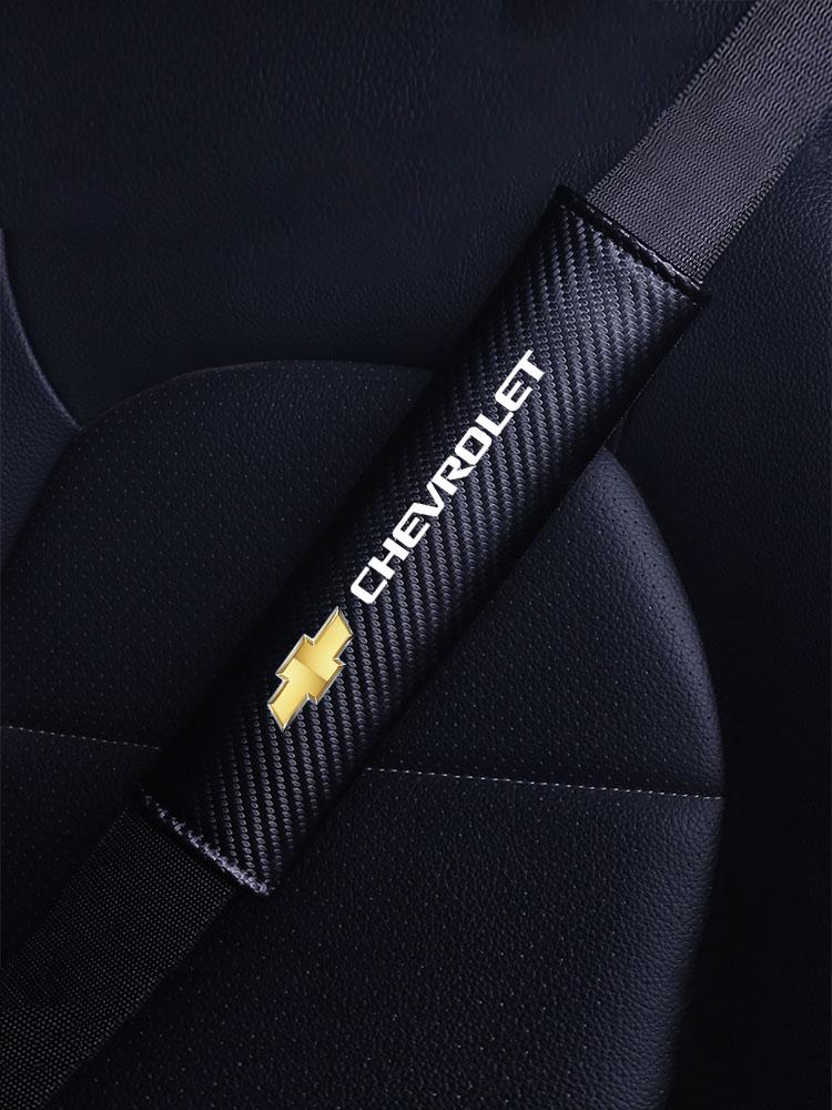 Kcwx2 Car Seat Belt Cover Adjustable Plush Safety Belt Cover Shoulder Pad Soft For Chevrolet Colorado Cruze Spark Captiva Malibu Trax