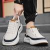 Winter new leisure sports running thick-soled heightening non-slip wear-resistant dad shoes