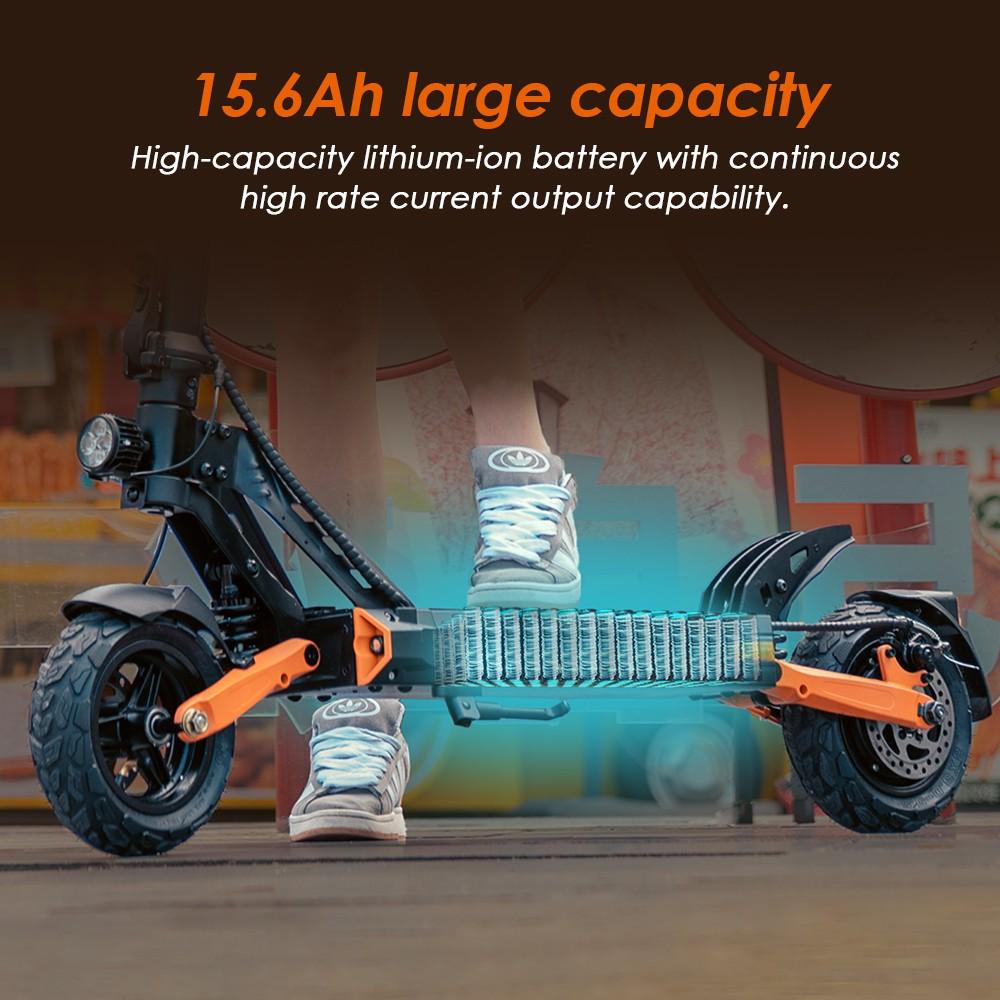 KuKirin G2 Pro Electric Scooter 2024 Version, 600W Brushless Motor, 48V 15.6AH Battery, 9-inch Rubber Vacuum Tires, 45km/h Max Speed