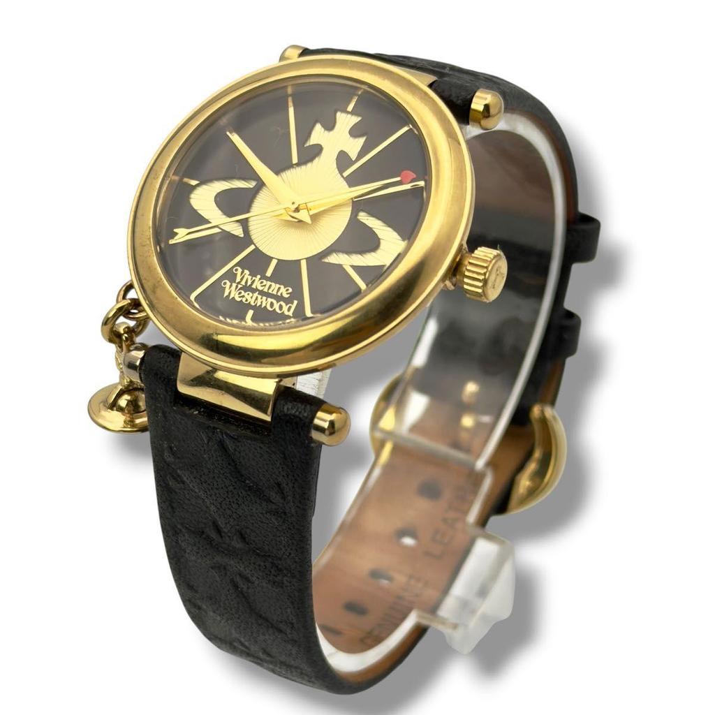 Used Operating, Beautiful Condition, Vivienne Westwood VV006BKGD Watch, Ladies, Quartz