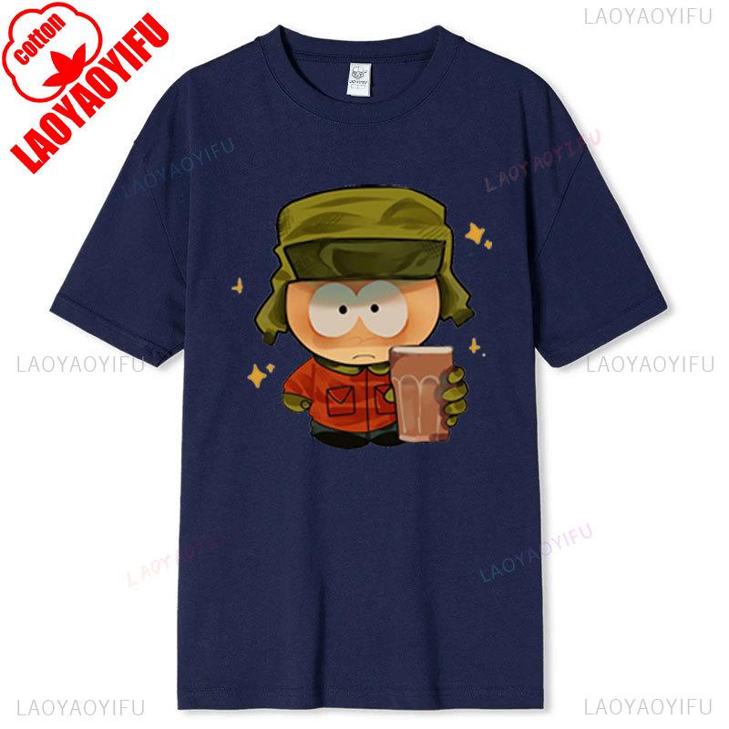 South Park Funny Cartoon Anime Graphic T-Shirt Soft Comfortable Cotton Unisex Round Neck Summer Fashion Tee for Men and Women