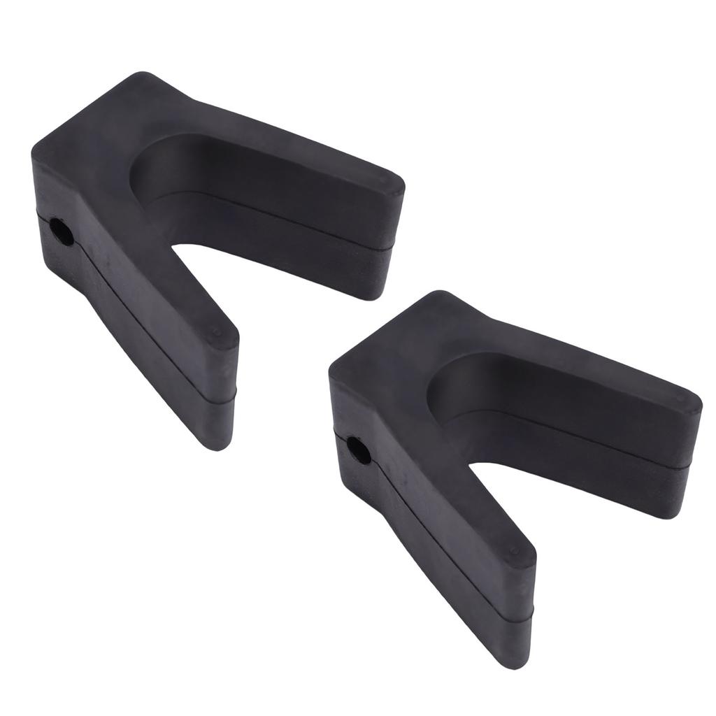2pcs 2in Boat Trailer Bow Stop Rubber V Span Boat Trailer Bow Stop V Block for Yacht Kayak