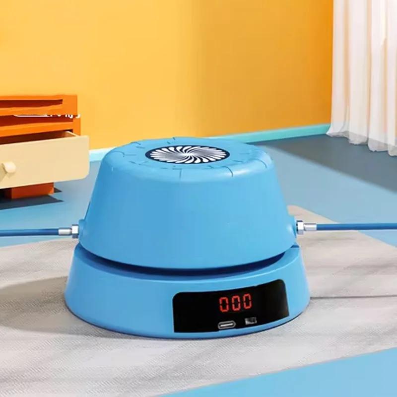 Electric Rope Skipping Machine Automatic Remote Control Jumping Rope Digital Counter Indoor Outdoor Exercise Toys Games for Kids