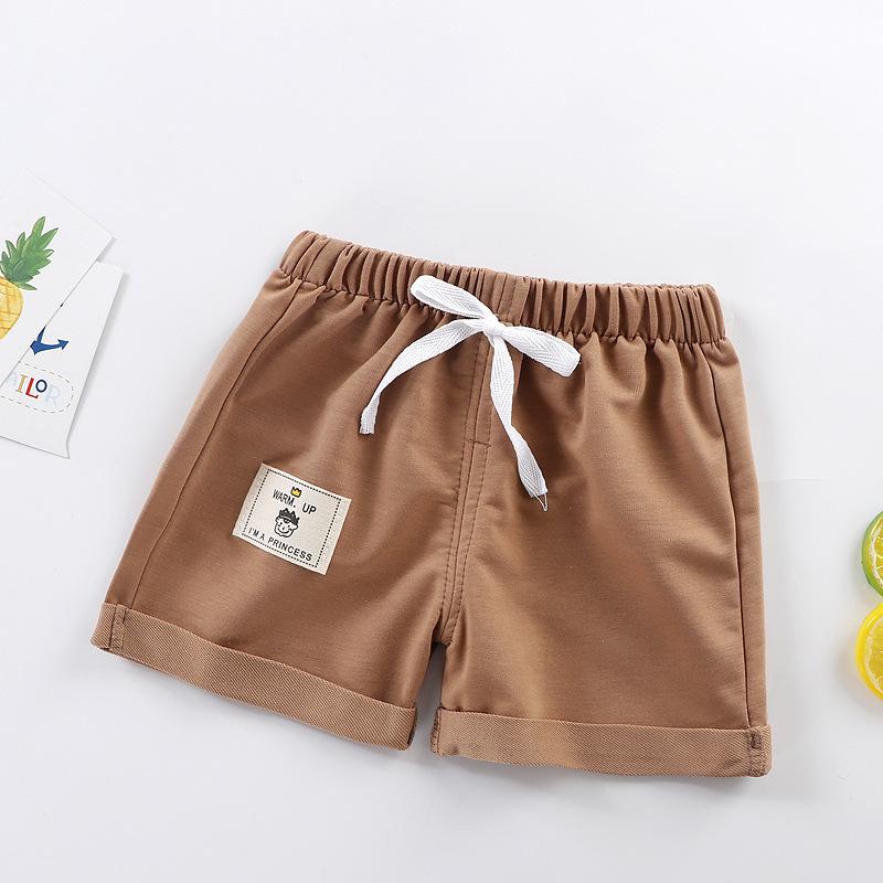 0-5 Years Boys Girls Summer Casual Thin Solid Color Shorts