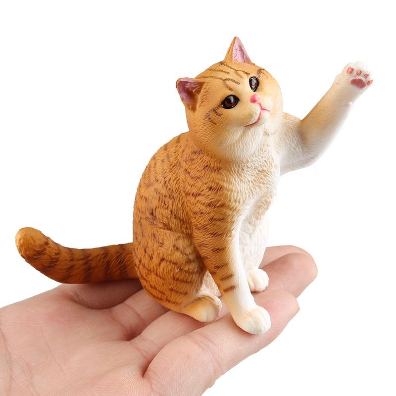 British Shorthair Kitten Simulation Toy - Cute Cognitive Birthday Gift for Kids