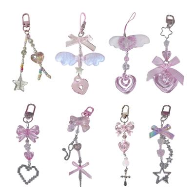 Phone Lanyard Fashionable Keychain Pendant for Mobile Device Eye Catching Keyring Colorful Key Chain Charm Accessory