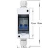 Solar Photovoltaic Battery PV Combiner Box DC Switch Miniature Circuit Breaker With Junction Box 12V 24V 48V 500V 1000V IP65
