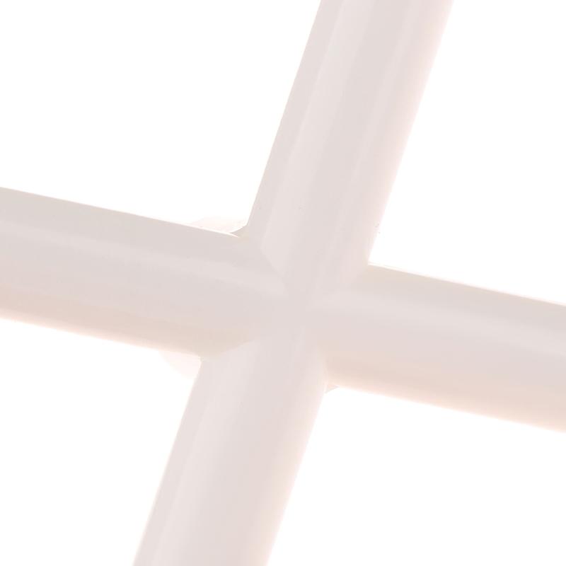 1Pc Billiard Stand Heads White Plastic Handle Pool Snooker Cross Pole Rest Replacement Bridge Extender Lightweight Accessory