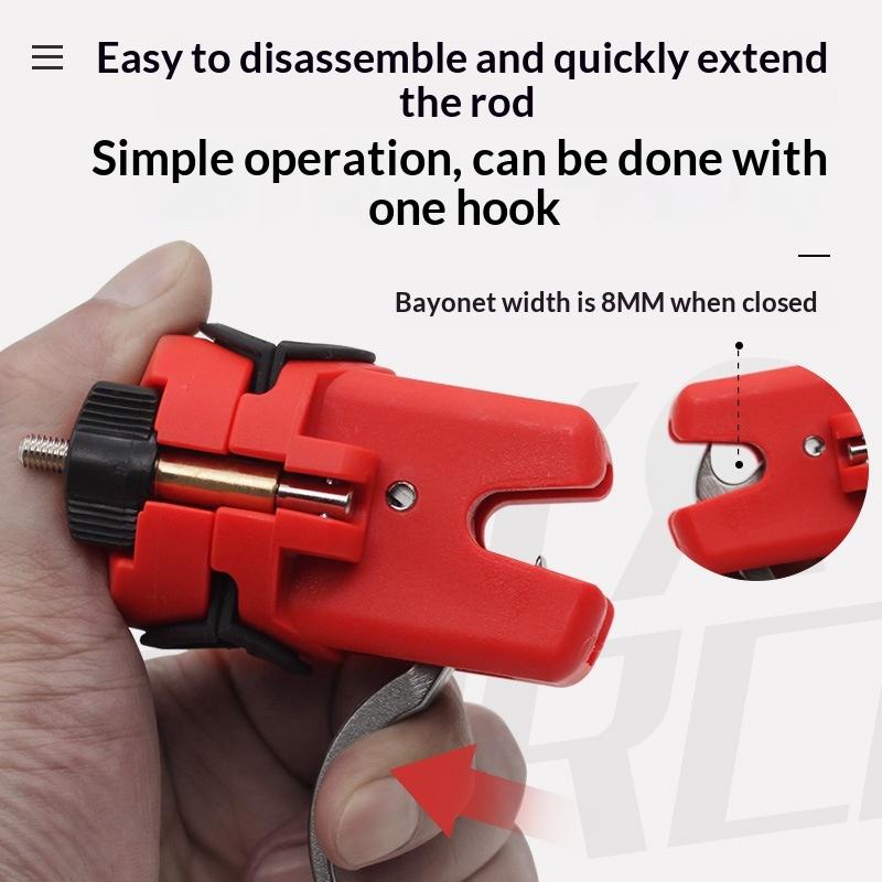 Rod Holder Boat Fishing Bracket Card Holder Boat Fishing Rod Holder Rear-Mounted Boat Fishing Rod Clamp Rod Pod Fishing Gear